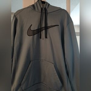 Nike Therma-Fit Men's Charcoal Hoodie Sz: L